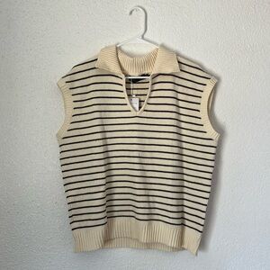 Stripe Sweater Vest